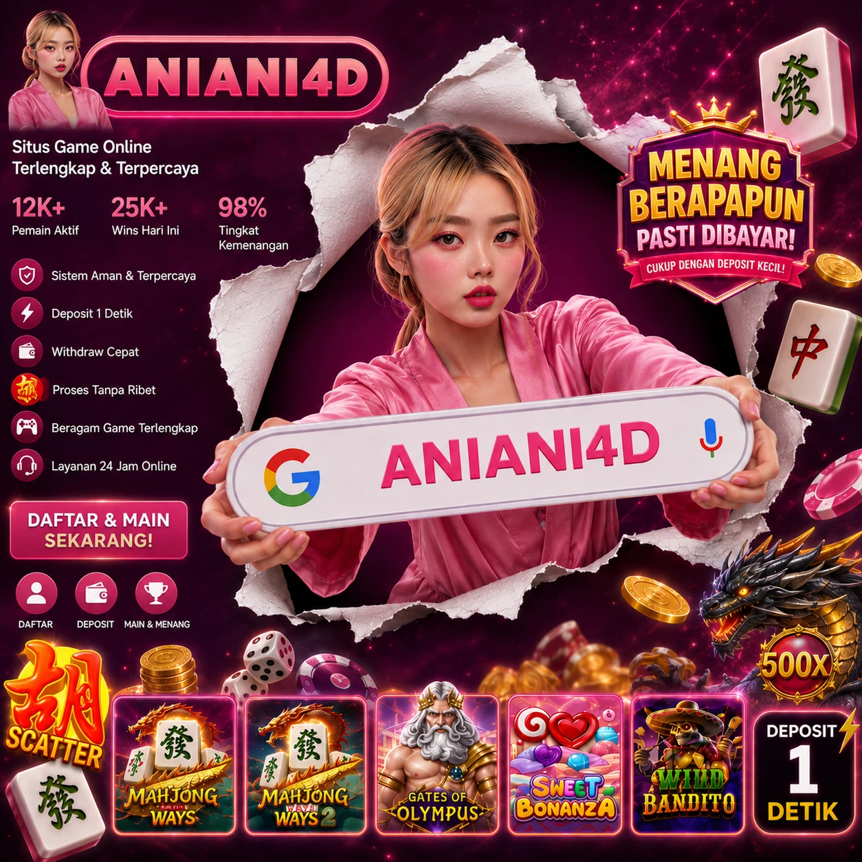 Slot dp ANIANI4D Front Black 